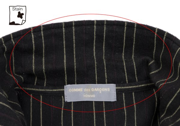 COMME des GARCONS HOMME Cotton Linen Hoodie Black Size M