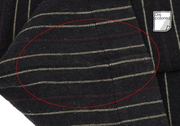 COMME des GARCONS HOMME Cotton Linen Hoodie Black Size M