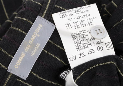 COMME des GARCONS HOMME Cotton Linen Hoodie Black Size M