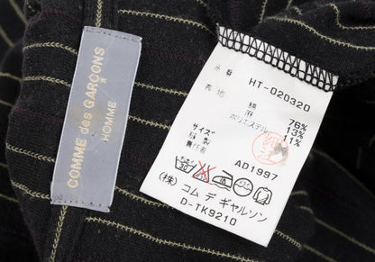COMME des GARCONS HOMME Cotton Linen Hoodie Black Size M