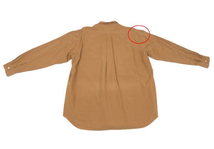 COMME des GARCONS HOMME Garment Dyed Cotton Long Sleeve Shirt Size M