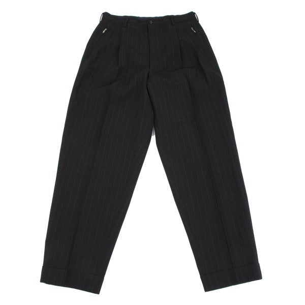 COMME des GARCONS HOMME Wool Zip Pocket Pants Black Size M