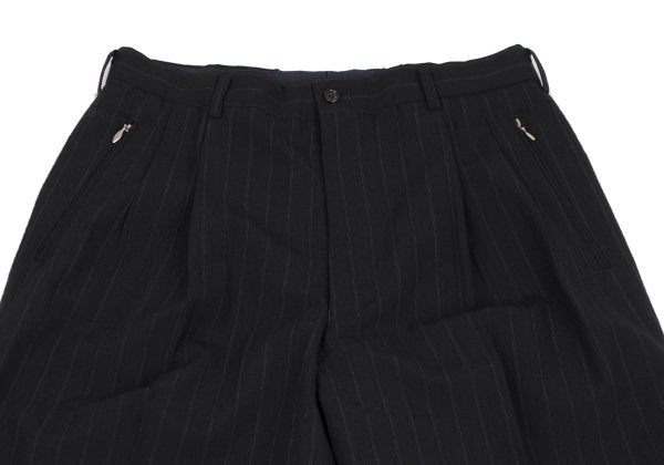 COMME des GARCONS HOMME Wool Zip Pocket Pants Black Size M