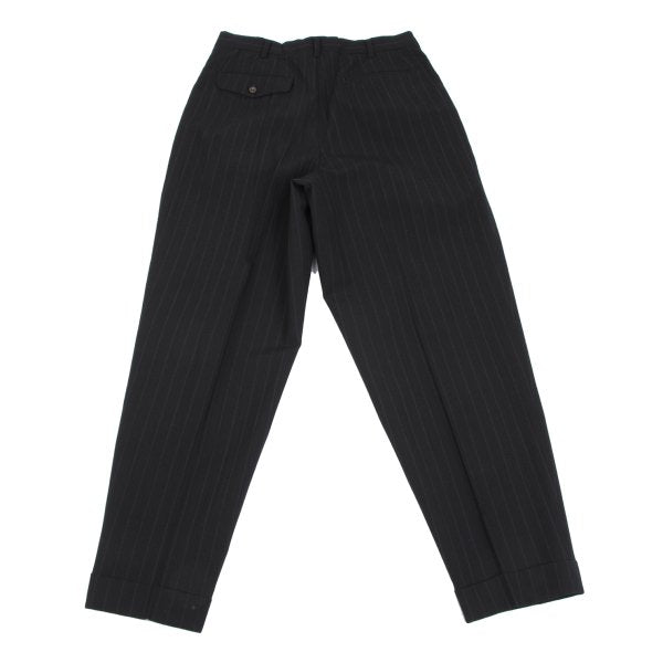 COMME des GARCONS HOMME Wool Zip Pocket Pants Black Size M