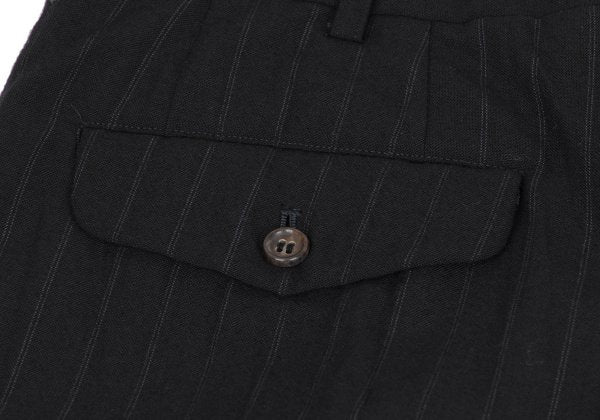 COMME des GARCONS HOMME Wool Zip Pocket Pants Black Size M