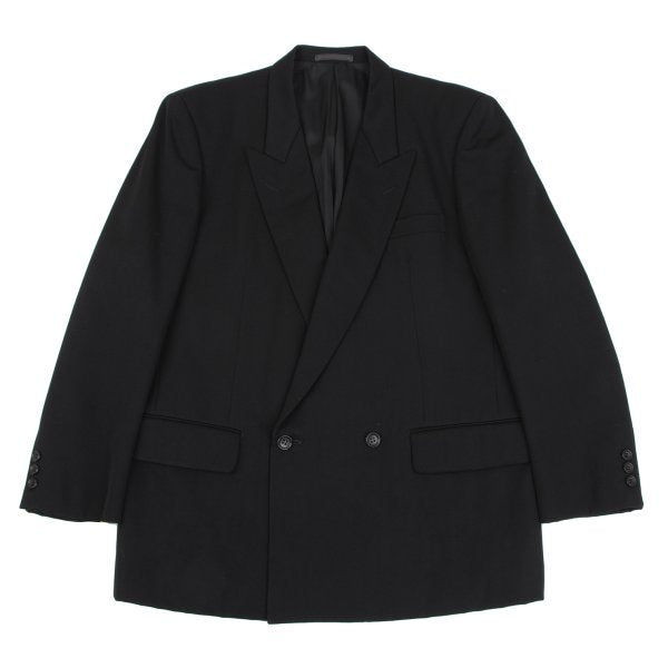COMME des GARCONS HOMME Wool Gabardine Jacket Black Size S