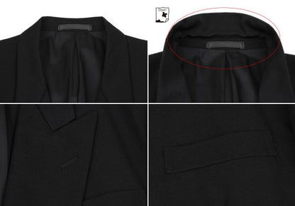COMME des GARCONS HOMME Wool Gabardine Jacket Black Size S