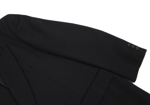 COMME des GARCONS HOMME Wool Gabardine Jacket Black Size S