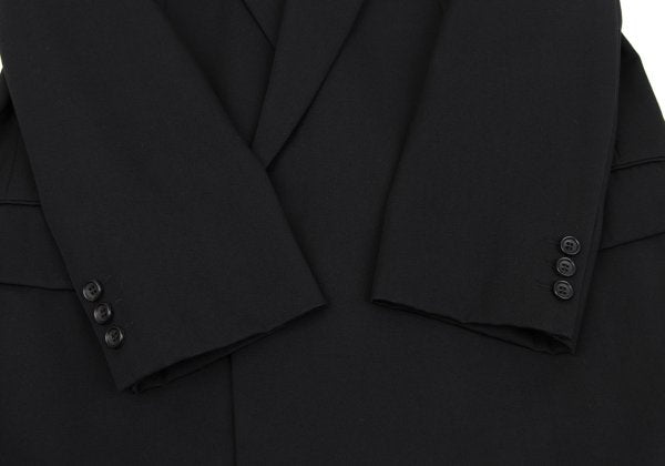 COMME des GARCONS HOMME Wool Gabardine Jacket Black Size S