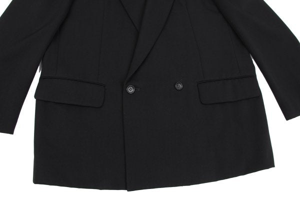 COMME des GARCONS HOMME Wool Gabardine Jacket Black Size S