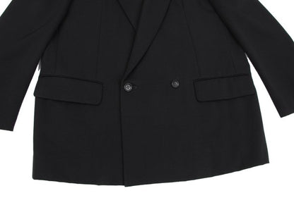 COMME des GARCONS HOMME Wool Gabardine Jacket Black Size S