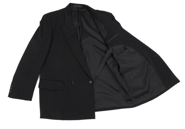 COMME des GARCONS HOMME Wool Gabardine Jacket Black Size S