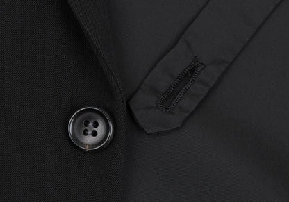 COMME des GARCONS HOMME Wool Gabardine Jacket Black Size S