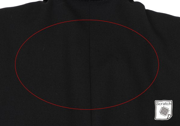 COMME des GARCONS HOMME Wool Gabardine Jacket Black Size S
