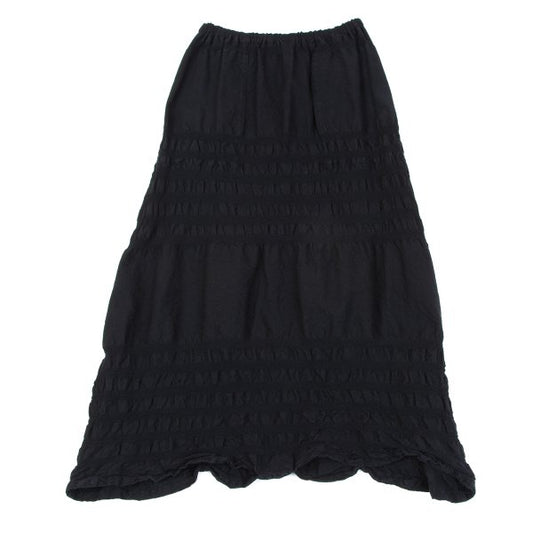 ISSEY MIYAKE me Dyed Paneled Skirt-Pants Black Size F