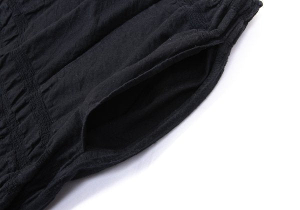 ISSEY MIYAKE me Dyed Paneled Skirt-Pants Black Size F