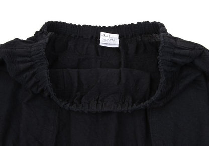 ISSEY MIYAKE me Dyed Paneled Skirt-Pants Black Size F