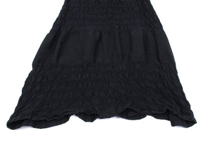 ISSEY MIYAKE me Dyed Paneled Skirt-Pants Black Size F
