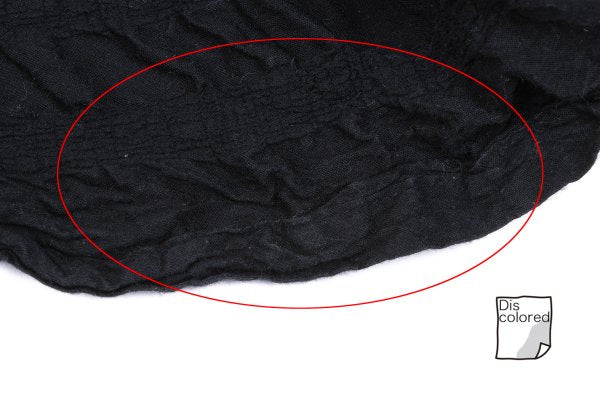ISSEY MIYAKE me Dyed Paneled Skirt-Pants Black Size F