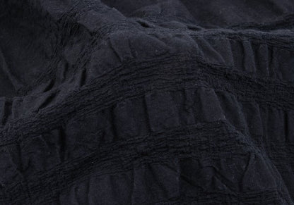 ISSEY MIYAKE me Dyed Paneled Skirt-Pants Black Size F