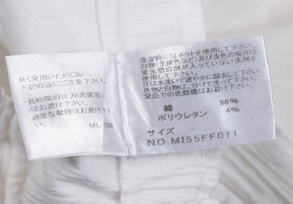ISSEY MIYAKE me Dyed Stretch Skinny Pants White Size F