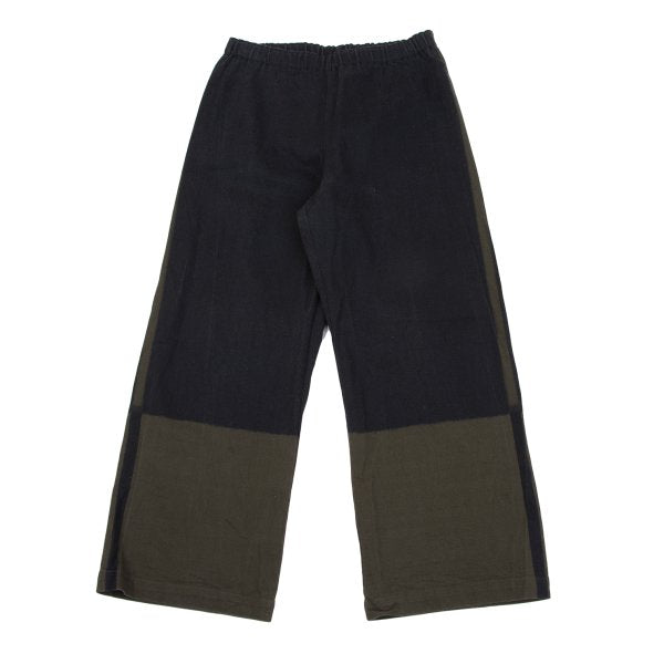 ISSEY MIYAKE me Stretch Bleach Design Pants Black Size F