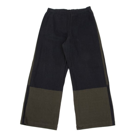 ISSEY MIYAKE me Stretch Bleach Design Pants Black Size F