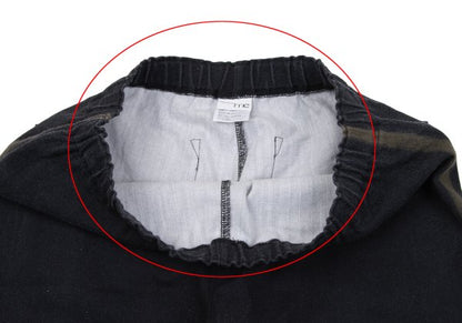 ISSEY MIYAKE me Stretch Bleach Design Pants Black Size F