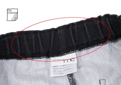 ISSEY MIYAKE me Stretch Bleach Design Pants Black Size F