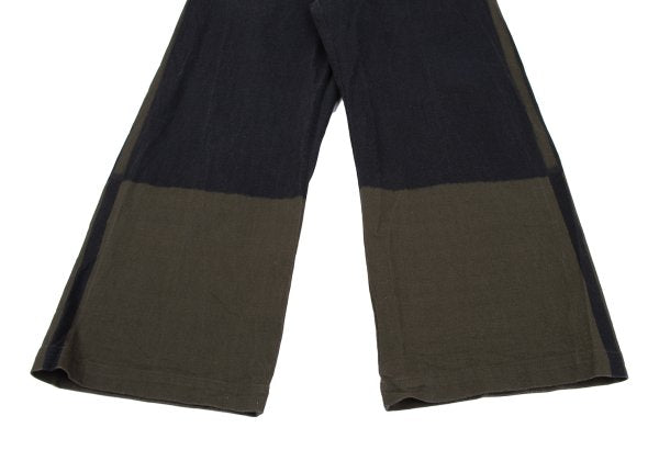 ISSEY MIYAKE me Stretch Bleach Design Pants Black Size F