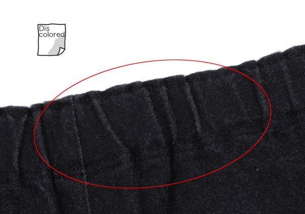 ISSEY MIYAKE me Stretch Bleach Design Pants Black Size F