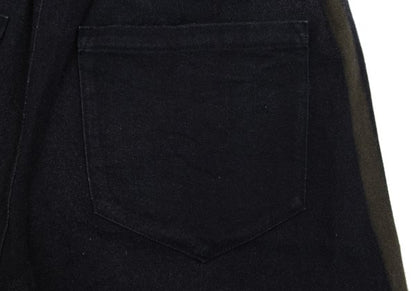 ISSEY MIYAKE me Stretch Bleach Design Pants Black Size F