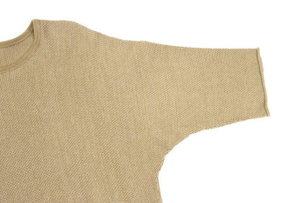 HOMME PLISSE ISSEY MIYAKE Cotton Poly Knit Beige Size F