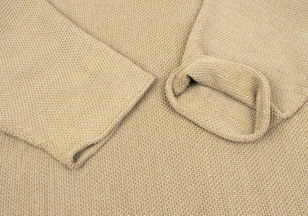 HOMME PLISSE ISSEY MIYAKE Cotton Poly Knit Beige Size F