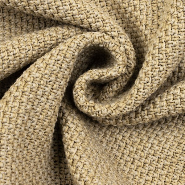 HOMME PLISSE ISSEY MIYAKE Cotton Poly Knit Beige Size F