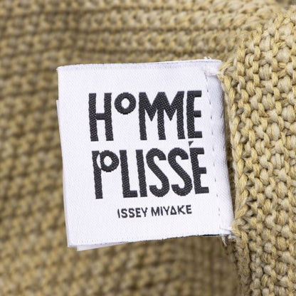 HOMME PLISSE ISSEY MIYAKE Cotton Poly Knit Beige Size F