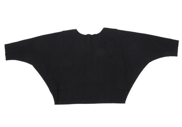 ISSEY MIYAKE me A-POC INSIDE Pleated Cardigan Black Size F