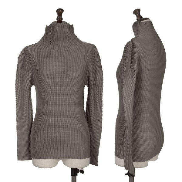 ISSEY MIYAKE me A-POC INSIDE Stretch Top Charcoal Size F