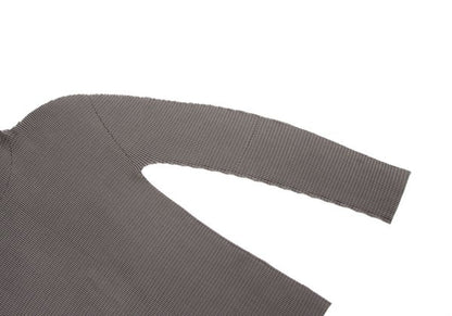 ISSEY MIYAKE me A-POC INSIDE Stretch Top Charcoal Size F