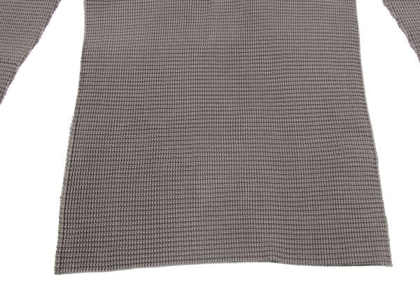 ISSEY MIYAKE me A-POC INSIDE Stretch Top Charcoal Size F