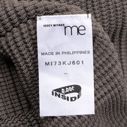 ISSEY MIYAKE me A-POC INSIDE Stretch Top Charcoal Size F