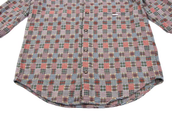 Papas Cotton Multi-Panel Check Flannel Shirt Multi Size 46S