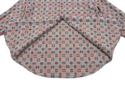 Papas Cotton Multi-Panel Check Flannel Shirt Multi Size 46S
