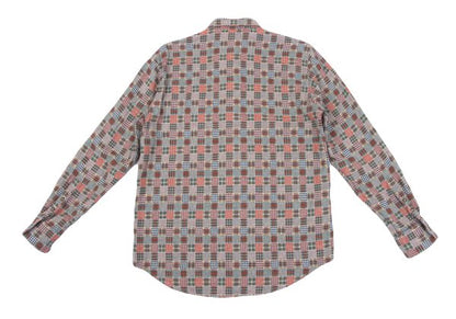 Papas Cotton Multi-Panel Check Flannel Shirt Multi Size 46S