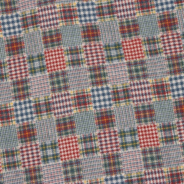 Papas Cotton Multi-Panel Check Flannel Shirt Multi Size 46S