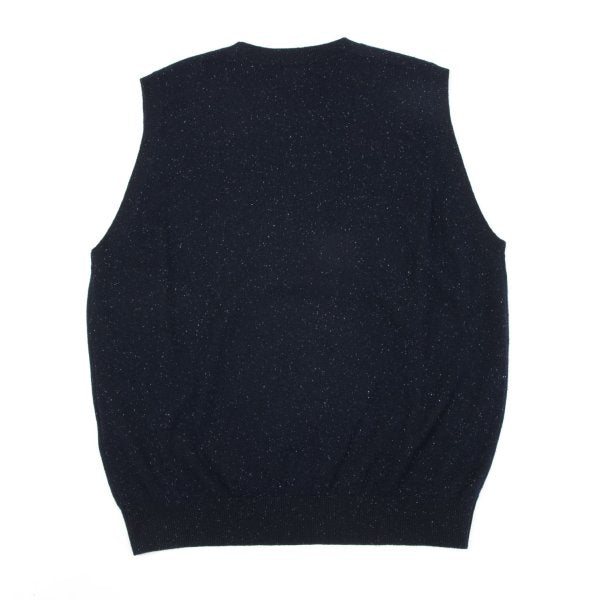 Papas Rayon Blend Embroidered Sleeveless Knit Blue Size 48M