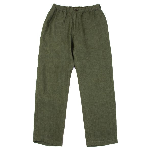 Papas Linen Tapered Pants Green Size 48M