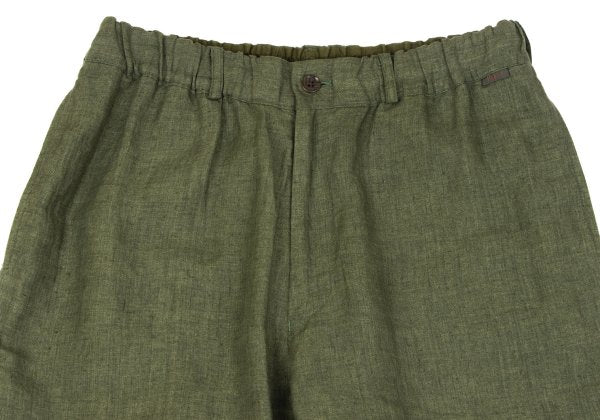 Papas Linen Tapered Pants Green Size 48M