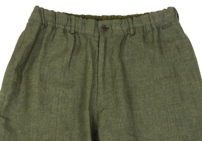 Papas Linen Tapered Pants Green Size 48M