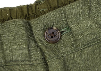 Papas Linen Tapered Pants Green Size 48M